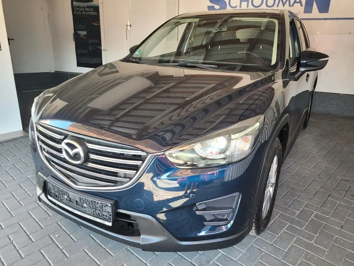 Gebraucht Mazda CX-5 Exclusive-Line 165 PS (121 kW) 2016 Blau SUV