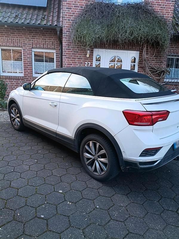 Gebraucht VW T-Roc Cabriolet Style 120 PS (88 kW) 2020 Weiß Cabrio