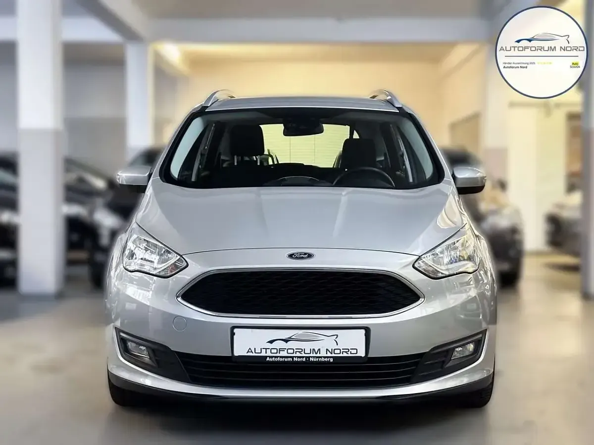 Gebraucht Ford Grand C-Max Trend 125 PS (91 kW) 2016 Silber Van / Kleinbus