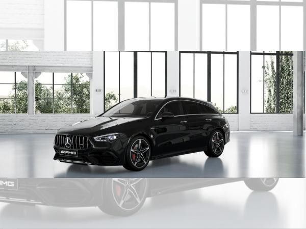 Schwarz (unilack nachtschwarz) Neu 2025 Mercedes CLA45 AMG Shooting Brake AMG Kombi | 76.255 € - Bild 1/4