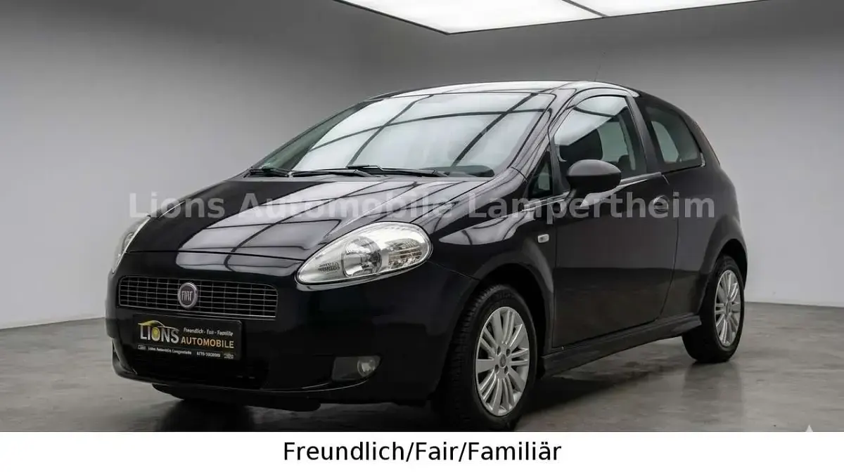 Gebraucht Fiat Grande Punto Active 77 PS (56 kW) 2007 Schwarz Kleinwagen