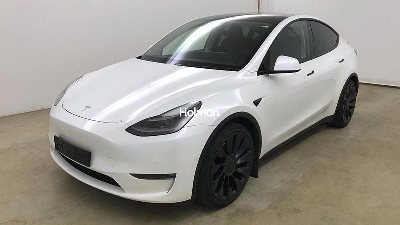 Weiß Gebraucht 2022 Tesla Model Y Performance SUV | 32.724 € (Guter Preis) - Bild 1/4