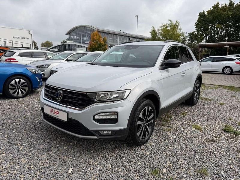White silver Gebraucht 2021 VW T-Roc United SUV | 19.399 € - Bild 1/4