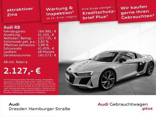 Gebraucht Audi R8 Coupé Performance 620 PS (456 kW) 2023 Suzukagrau metallic Coupé