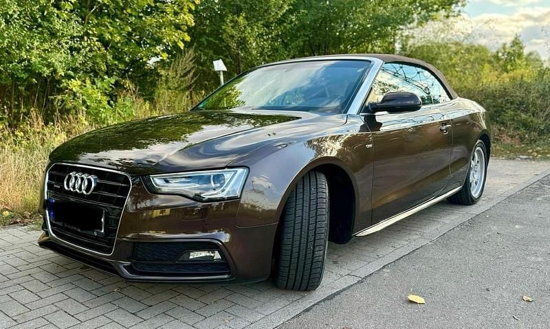 Gebraucht Audi A5 Cabriolet S-Line 245 PS (180 kW) 2012 Braun Cabrio