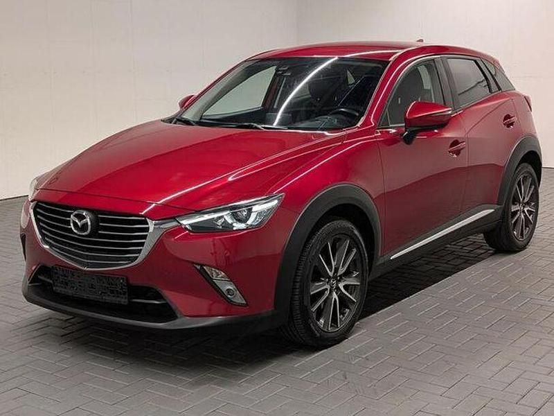 Rot (rubinrotmet.) Gebraucht 2017 Mazda CX-3 Sports-Line SUV | 10.480 € (Guter Preis) - Bild 1/4