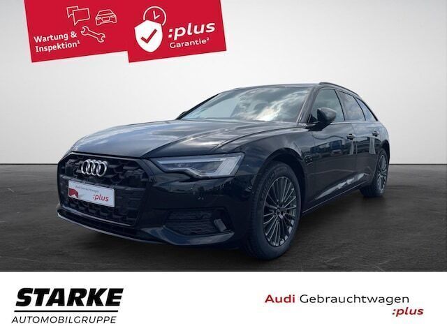 Mythosschwarz metallic Gebraucht 2024 Audi A6 Advanced Plus Kombi | 59.440 € - Bild 1/4