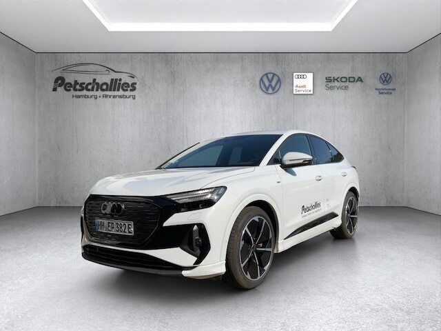 Weiß Gebraucht 2023 Audi Q4 Sportback e-tron Ambiente SUV | 41.850 € (Etwas zu teuer) - Bild 1/4