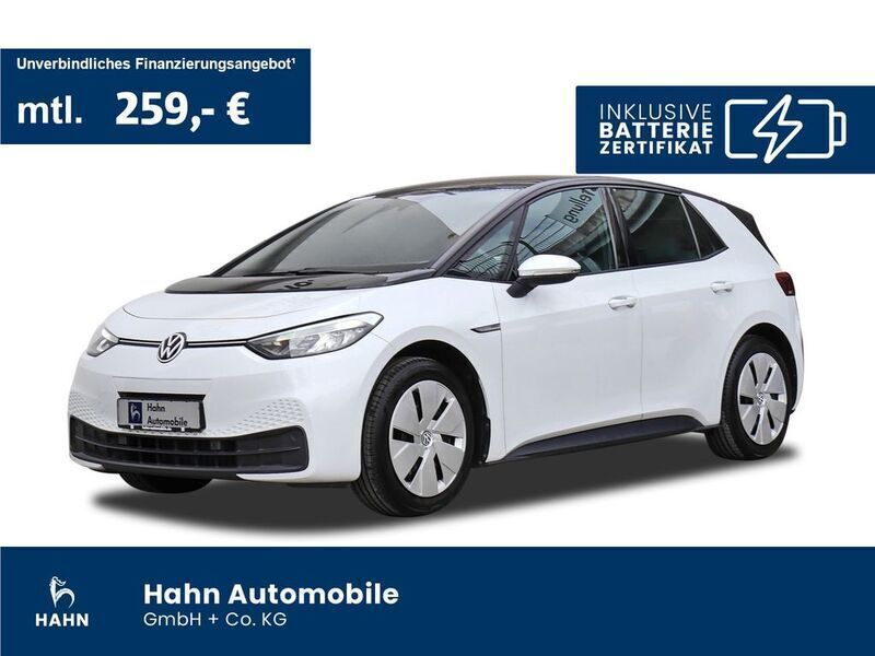 Gletscherweiß metallic Gebraucht 2021 VW ID.3 Pro Performance Kleinwagen | 20.860 € (Guter Preis) - Bild 1/3