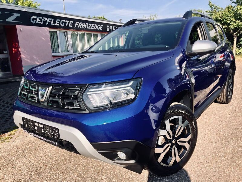 Blau Gebraucht 2022 Dacia Duster Prestige SUV | 17.980 € (Superpreis) - Bild 1/4