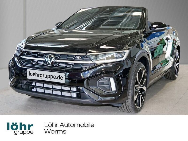 Deep black perleffekt Neu 2025 VW T-Roc Cabriolet R-line Cabrio | 58.950 € - Bild 1/4