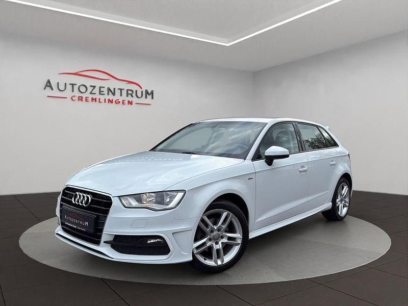 Weiß Gebraucht 2015 Audi A3 Sportback S-Line Limousine | 11.990 € (Fairer Preis) - Bild 1/4