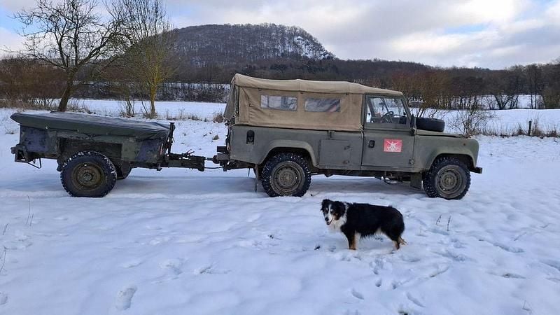 Gebraucht Land Rover Defender 113 PS (83 kW) 1995 Grau SUV
