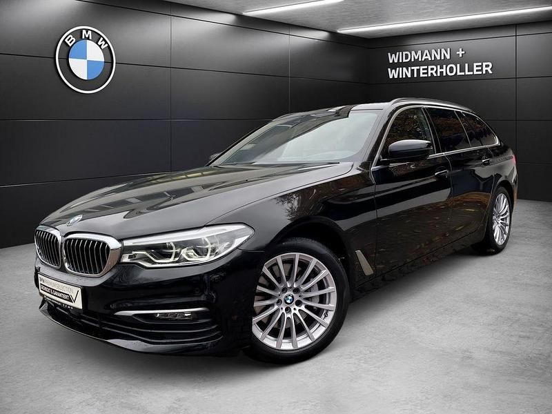 Schwarz Gebraucht 2019 BMW 530 Sport Line Kombi | 31.180 € (Fairer Preis) - Bild 1/4