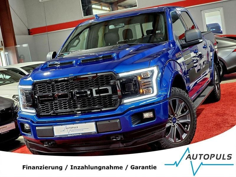 Blau Gebraucht 2018 Ford F-150 Abholung | 42.999 € (Fairer Preis) - Bild 1/3