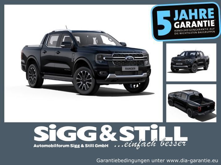Agate black met. Neu 2025 Ford Ranger Platinum Abholung | 56.590 € (Superpreis) - Bild 1/4
