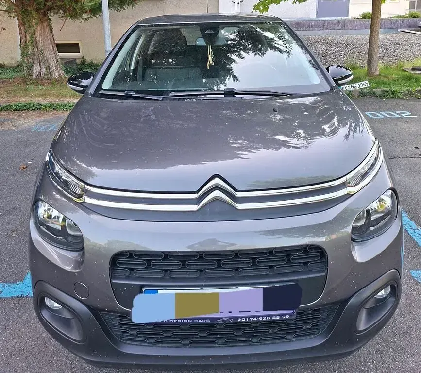 Gebraucht Citroën C3 Feel 110 PS (80 kW) 2018 Grau Kleinwagen