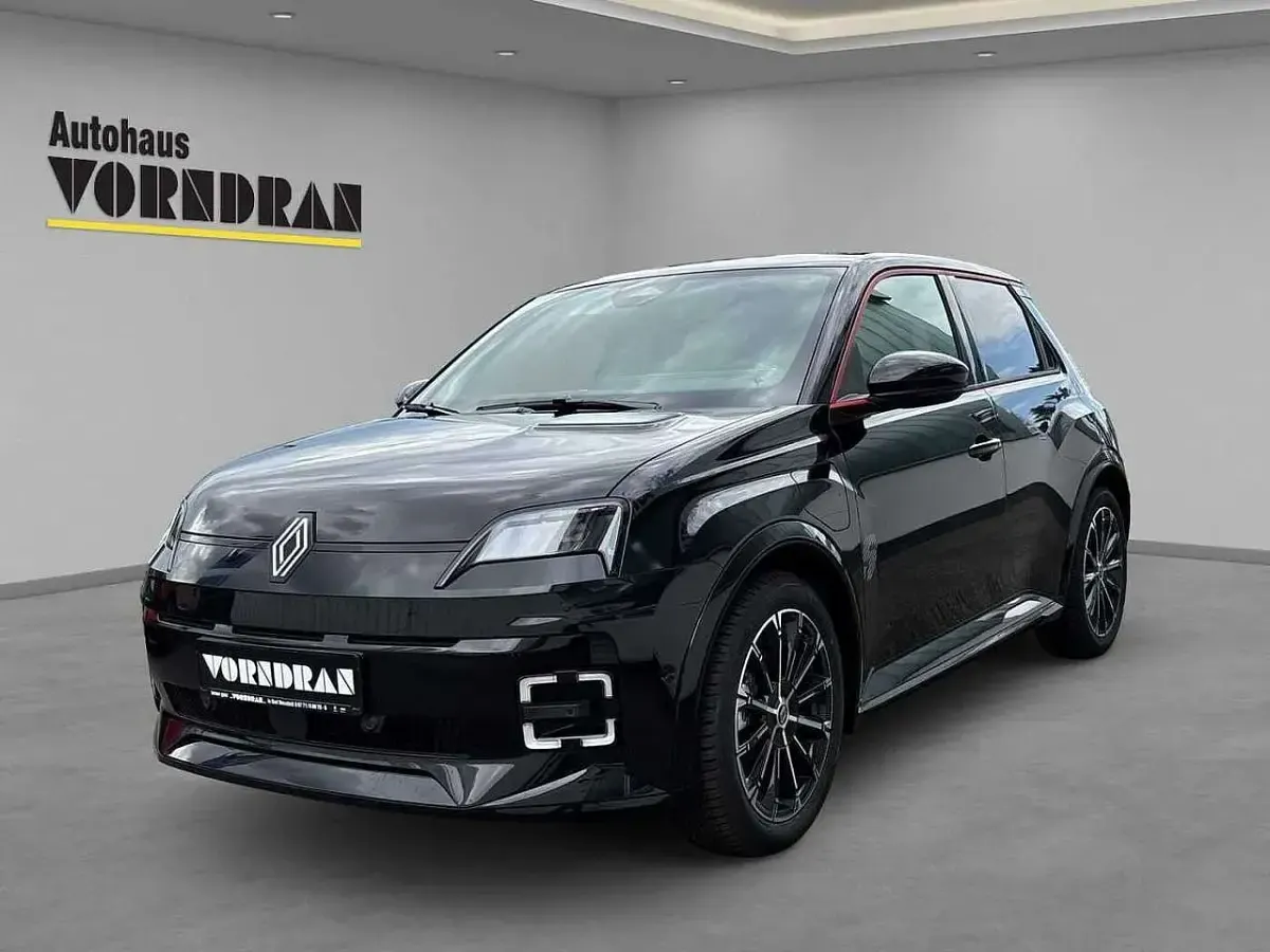 Neu Renault 5 E-Tech Iconic 89 kW (122 PS) 2025 Schwarz Limousine