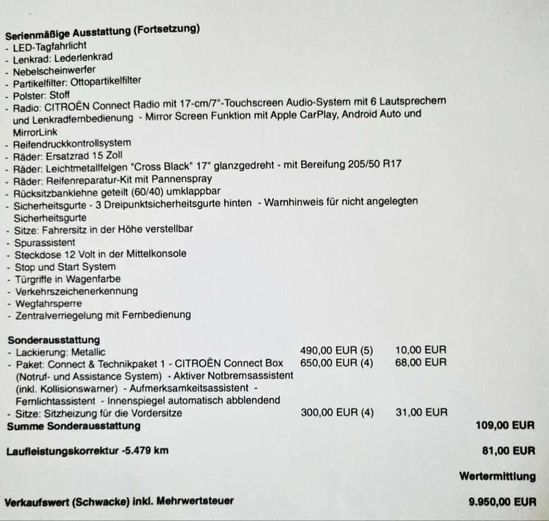 Gebraucht Citroën C3 Origins 110 PS (80 kW) 2019 Kleinwagen