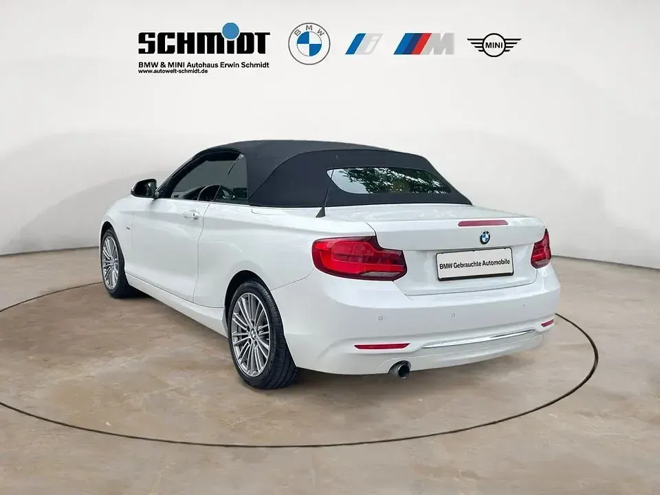 Gebraucht BMW 218 Luxury Line 136 PS (100 kW) 2018 Weiß Cabrio