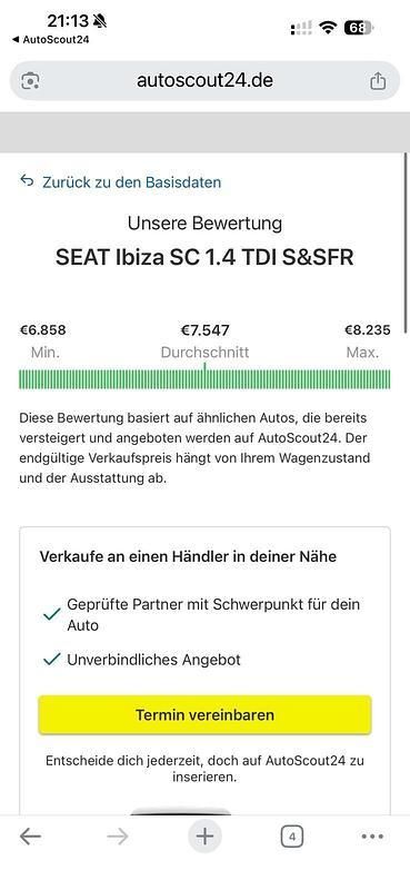 Blau Gebraucht 2016 Seat Ibiza Kleinwagen | 7.000 € (Fairer Preis) - Bild 1/4