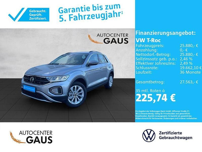 Neu VW T-Roc Life 116 PS (85 kW) 2025 Silber SUV