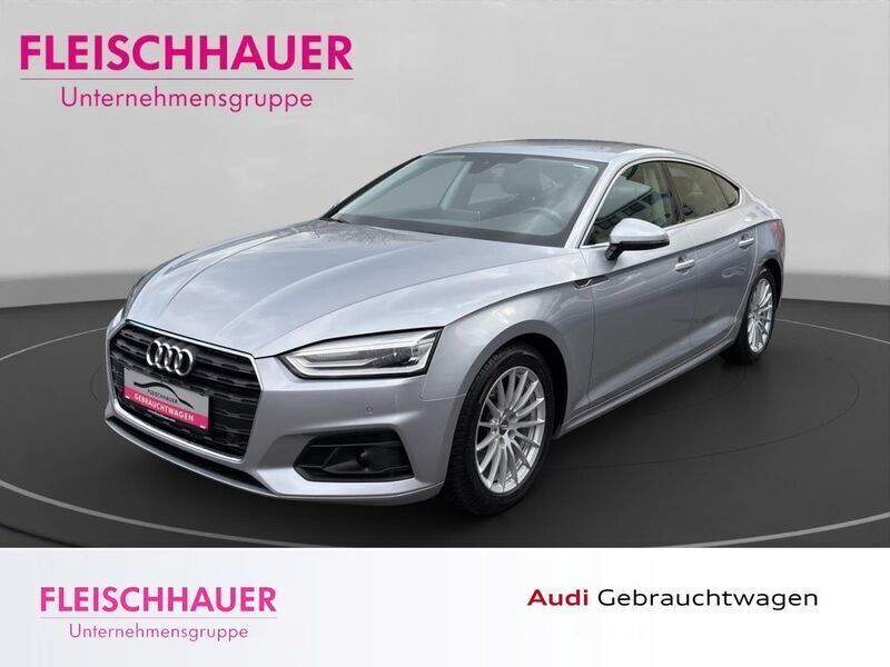Silber Gebraucht 2019 Audi A5 Sportback Sport Limousine | 26.590 € (Guter Preis) - Bild 1/4