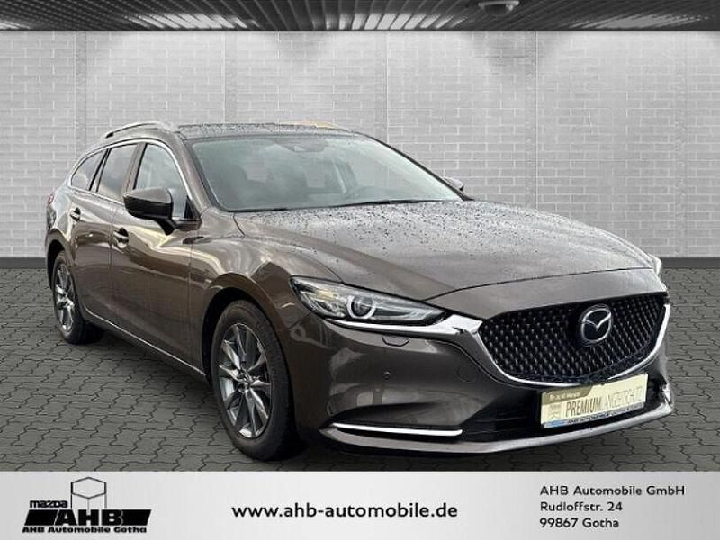 Gebraucht Mazda 6 Exclusive 150 PS (110 kW) 2019 Obsidiangrau metallic Kombi
