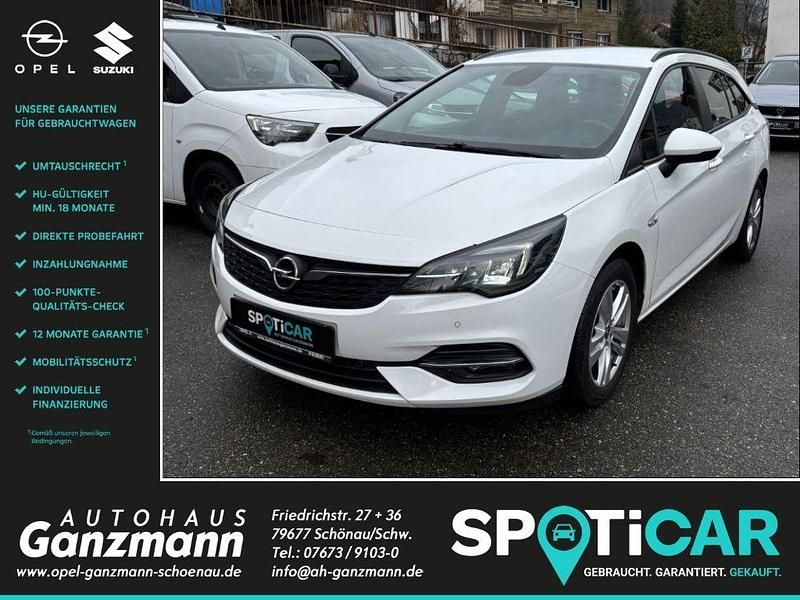 Gebraucht Opel Astra Edition 122 PS (89 kW) 2021 Weiß Kombi