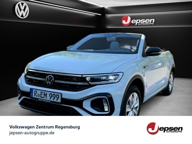 Weiß Gebraucht 2025 VW T-Roc Cabriolet R-line Cabrio | 39.970 € (Teuer) - Bild 1/4