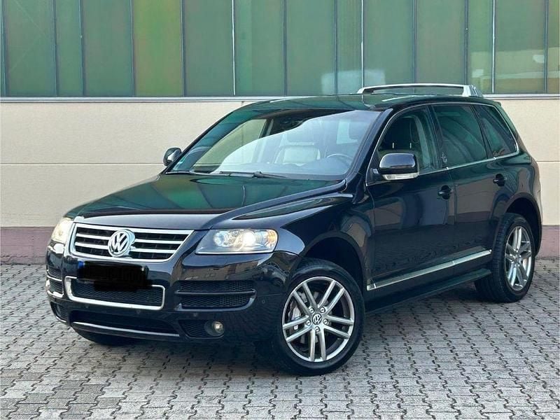 Schwarz Gebraucht 2007 VW Touareg SUV | 9.880 € (Etwas zu teuer) - Bild 1/4