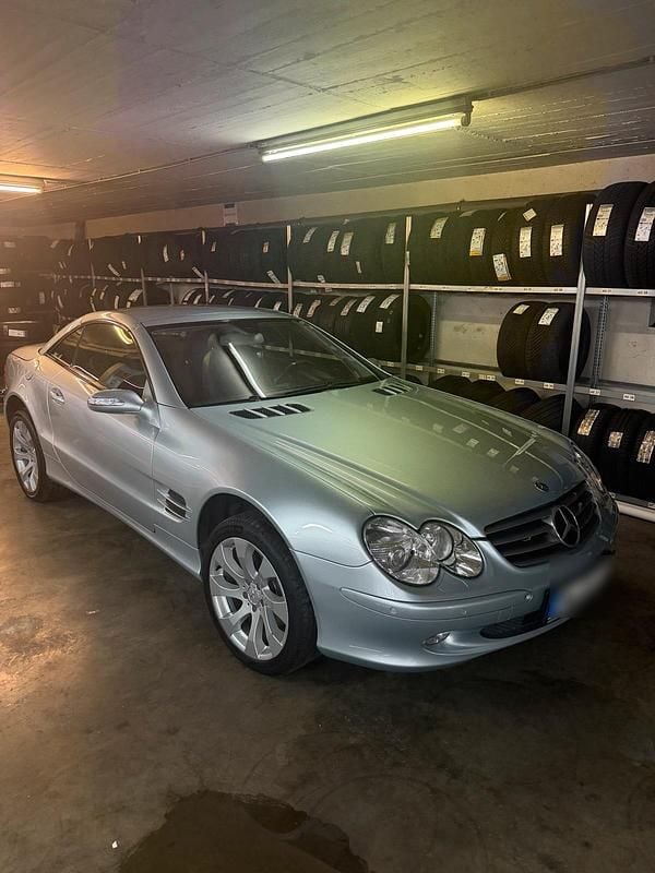 Silber Gebraucht 2005 Mercedes SL350 Cabrio | 15.900 € (Superpreis) - Bild 1/4