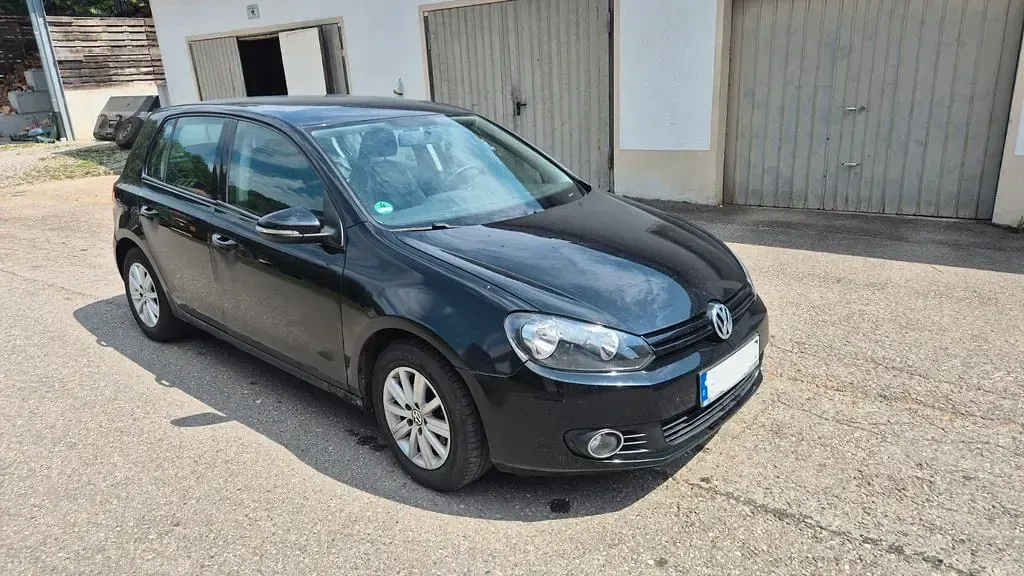 Gebraucht VW Golf VI Trendline 80 PS (58 kW) 2009 Schwarz Kleinwagen