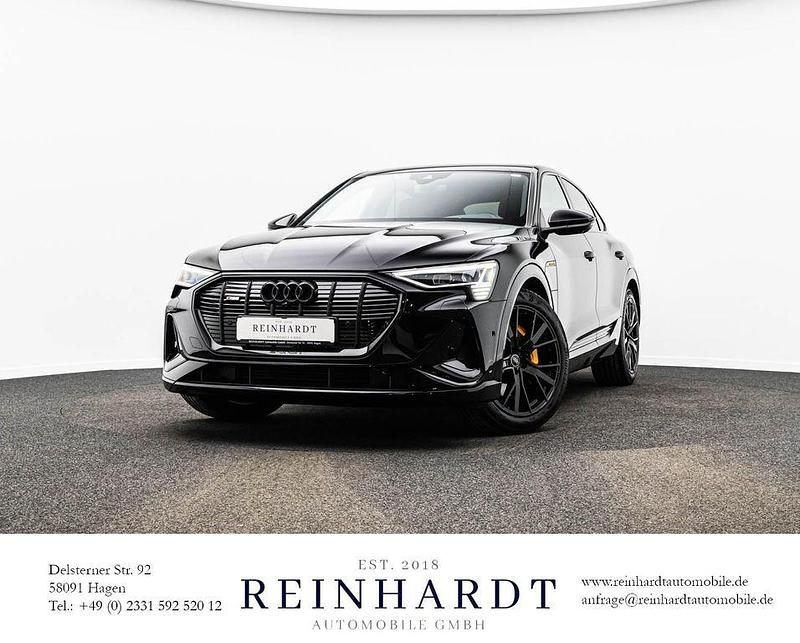 Gebraucht Audi e-tron Sportback Black Edition 230 kW (313 PS) 2022 Mythosschwarz metallic SUV