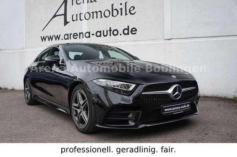 Schwarz Gebraucht 2020 Mercedes CLS220 AMG line Limousine | 44.990 € (Fairer Preis) - Bild 1/4