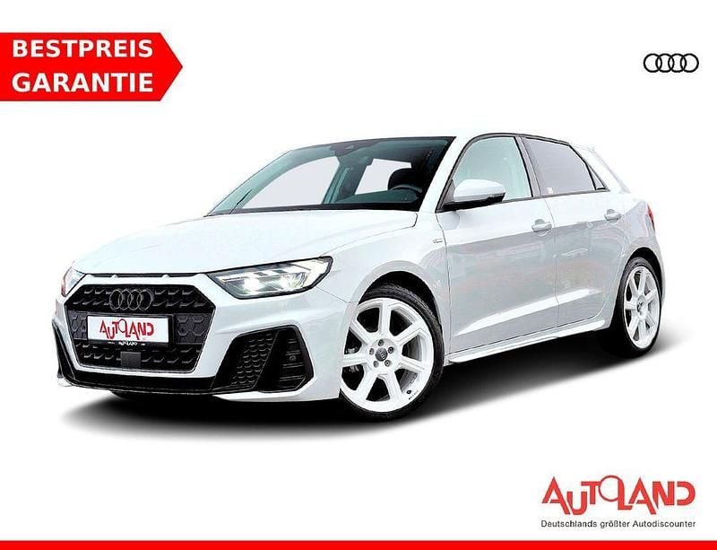 Weiß Gebraucht 2023 Audi A1 Sportback S-Line Kleinwagen | 24.950 € (Teuer) - Bild 1/4
