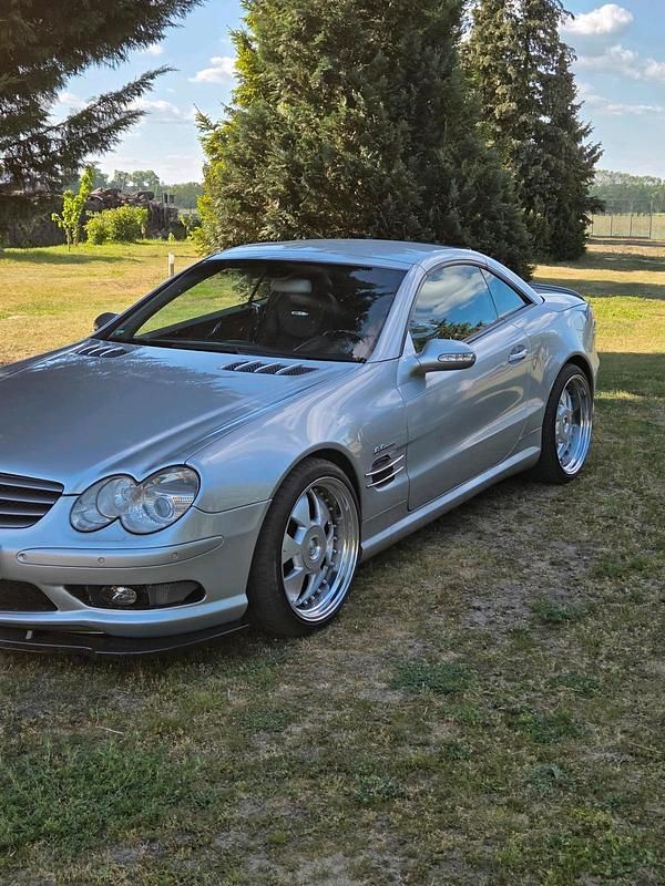 Gebraucht Mercedes SL500 306 PS (225 kW) 2002 Silber Cabrio