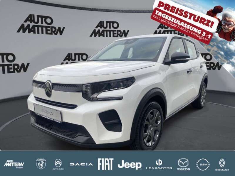Polar weiss Neu 2024 Citroën C3 Kleinwagen | 15.590 € (Guter Preis) - Bild 1/4