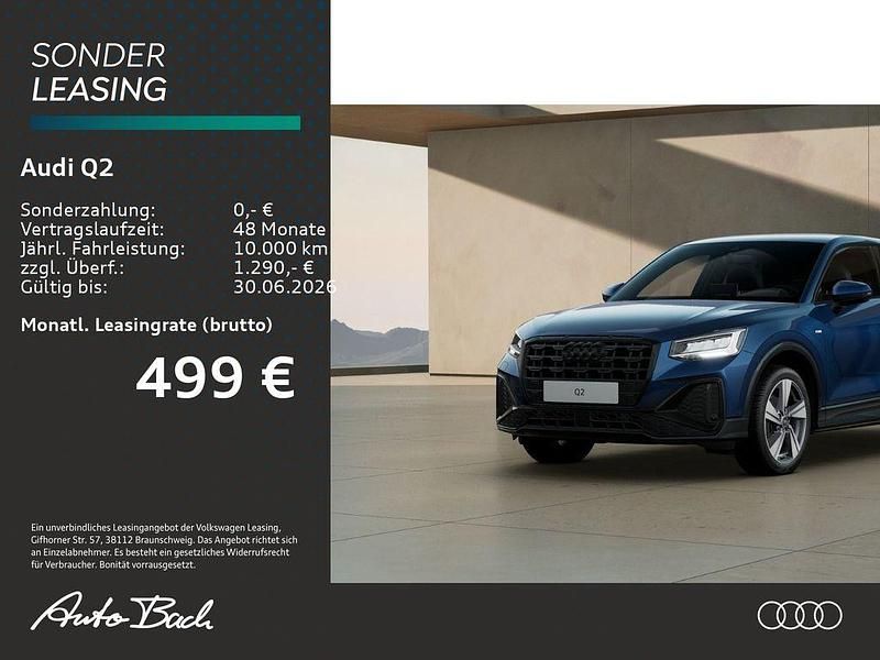 Neu Audi Q2 S-Line 150 PS (110 kW) 2026 Ascariblau metallic SUV