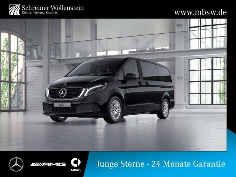 Obsidianschwarz metallic Gebraucht 2023 Mercedes EQV300 Van / Kleinbus | 40.880 € (Superpreis) - Bild 1/4
