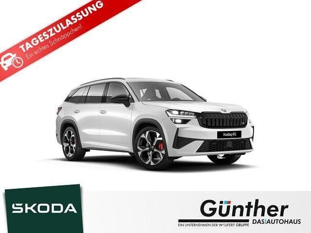 Moonweiß metallic Neu 2025 Skoda Kodiaq RS SUV | 54.460 € (Guter Preis) - Bild 1/4