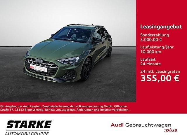 Distriktgrün metallic Gebraucht 2025 Audi A3 S-Line | 42.940 € - Bild 1/4