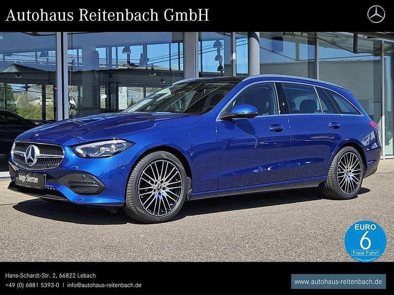 lack spektralblau Gebraucht 2024 Mercedes C220 Avantgarde Kombi | 44.889 € (Etwas zu teuer) - Bild 1/4