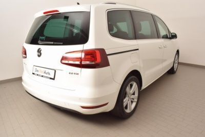 Gebraucht VW Sharan Highline 184 PS (135 kW) 2015 Weiß metallic Van / Kleinbus