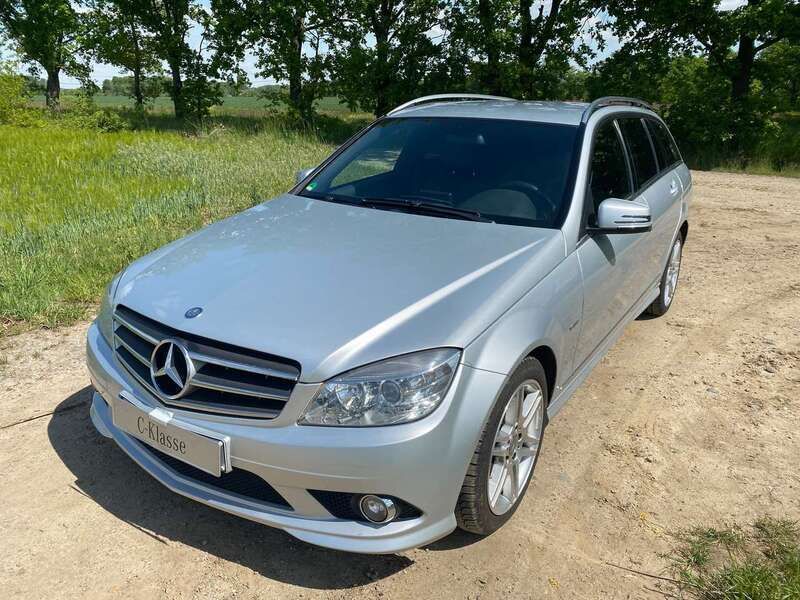 Silber Gebraucht 2008 Mercedes C320 Avantgarde Kombi | 8.400 € (Teuer) - Bild 1/4