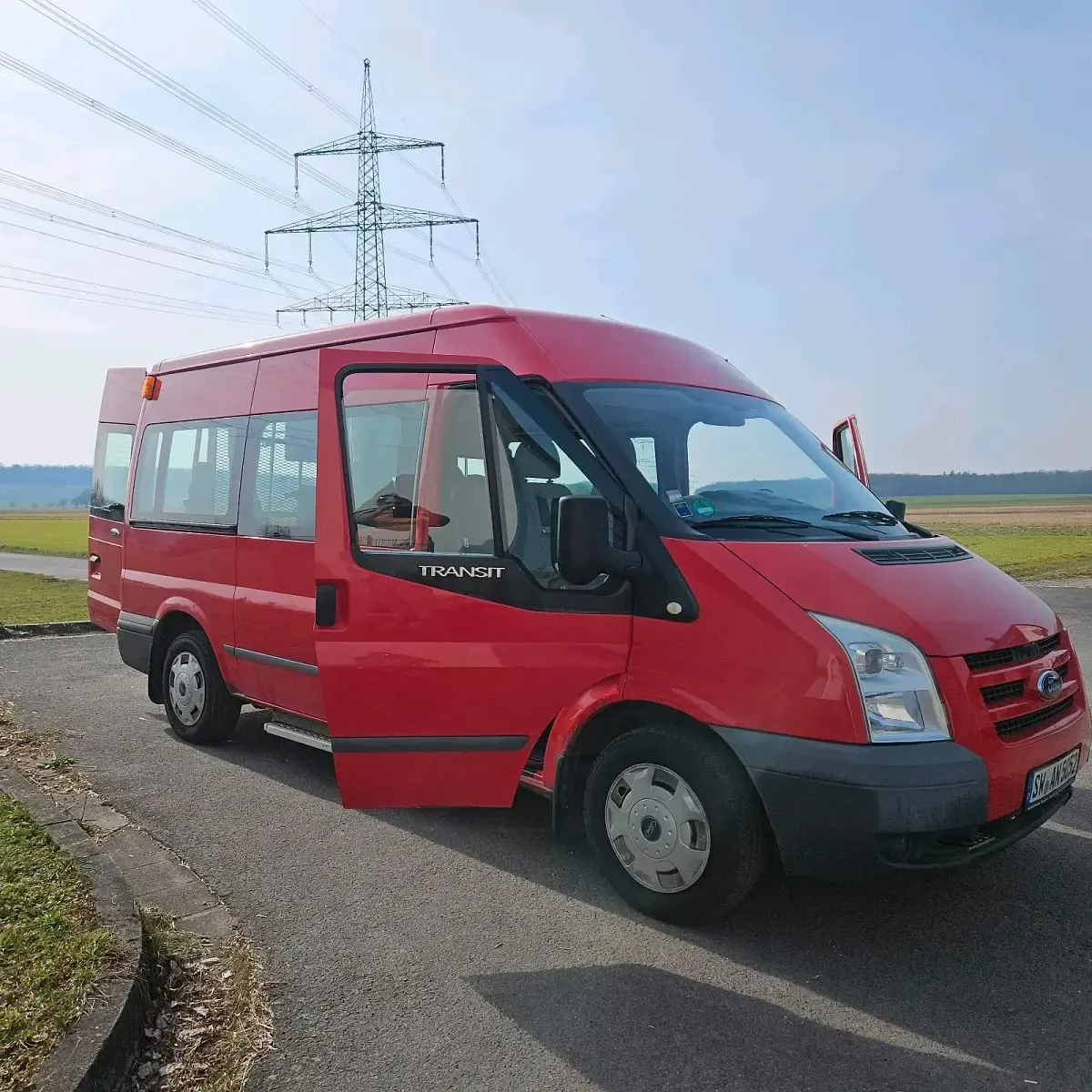 Gebraucht Ford Transit 2010 Rot Van / Kleinbus