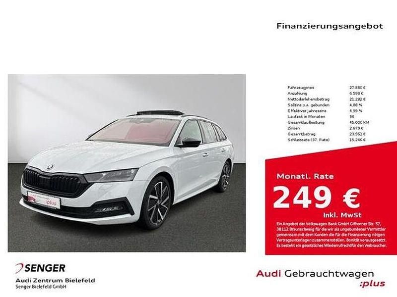 Moon weiss perleffekt Gebraucht 2022 Skoda Octavia Style Kombi | 27.880 € (Teuer) - Bild 1/3