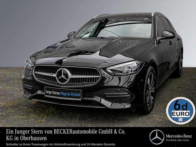 Obsidianschwarz Gebraucht 2024 Mercedes C300e Avantgarde Kombi | 51.550 € (Teuer) - Bild 1/4