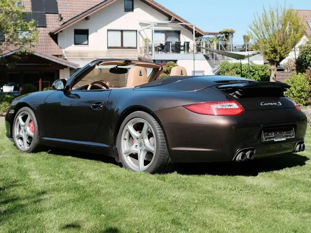 Gebraucht Porsche 911 Carrera S Cabriolet 385 PS (283 kW) 2009 Braun Cabrio