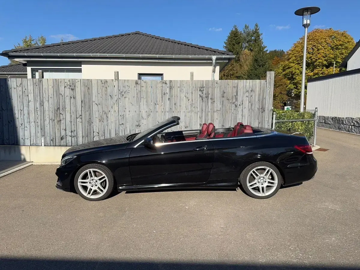 Usata Mercedes E350 252 CV (185 kW) 2014 Nero Cabrio